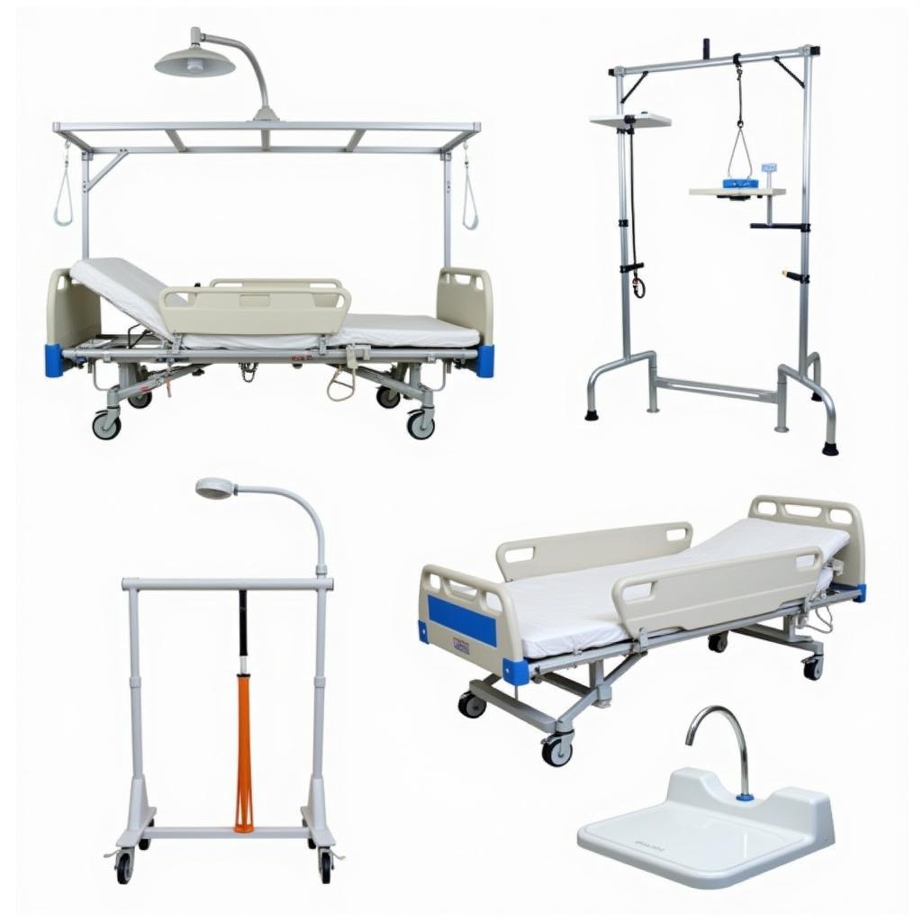 Various Hospital Bed Accessories