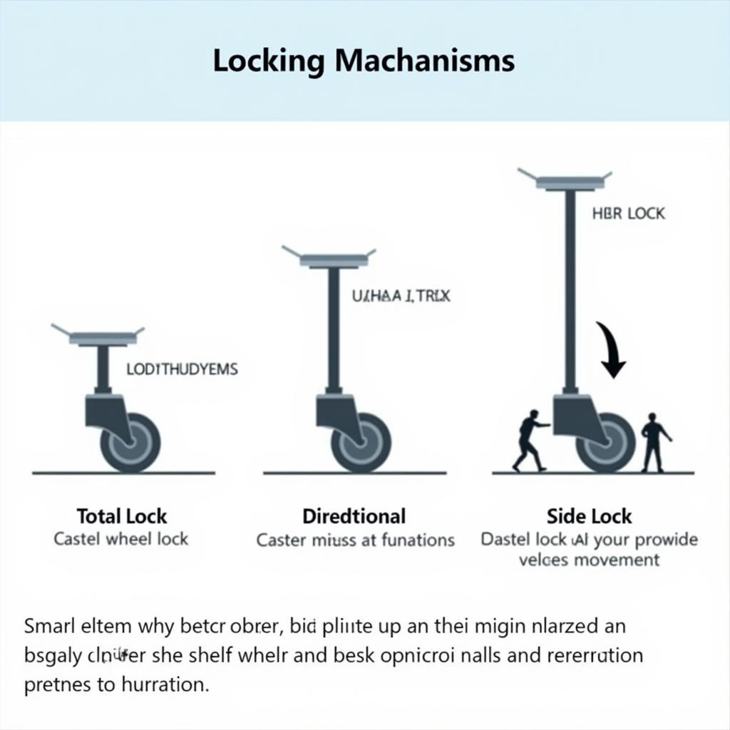 Hospital Bed Caster Locking Mechanisms