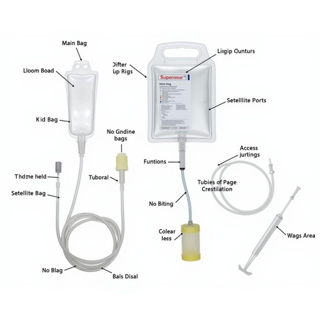 Components of a Hospital Blood Bag