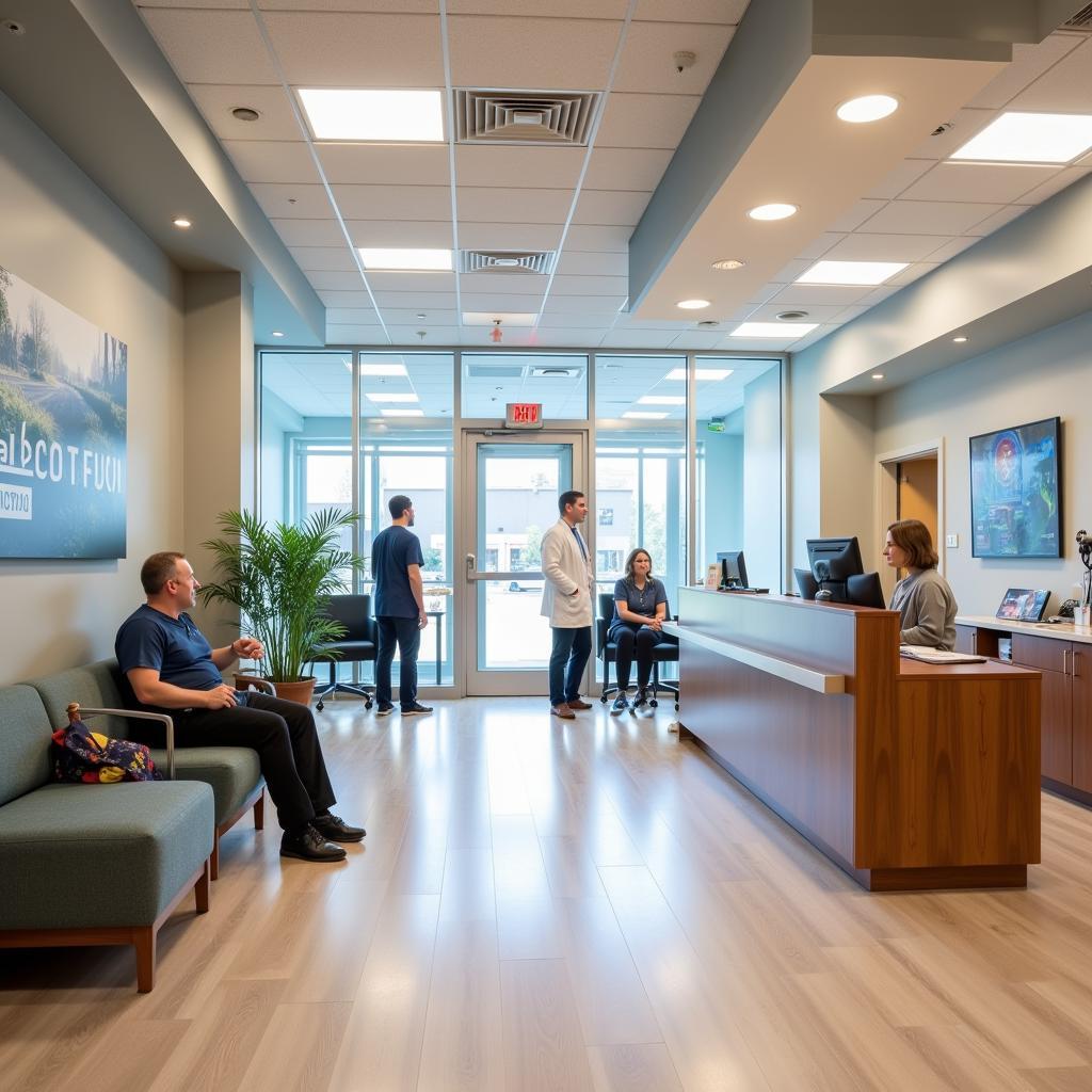 Hospital Reception Area at Mi Doctor Hospital