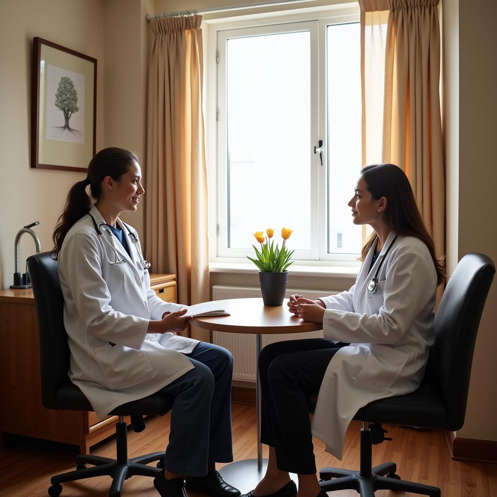 Patient Consultation in an Int Hospital