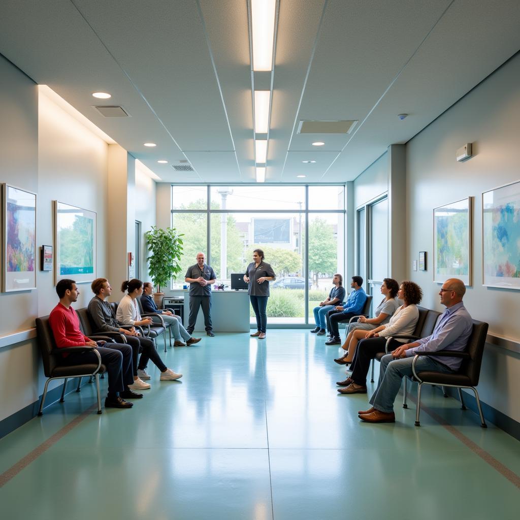 Island Hospital Emergency Room Waiting Area