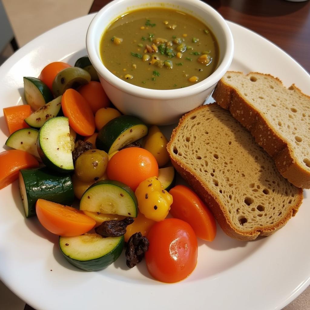 Lankenau Hospital Cafeteria Vegetarian Meal