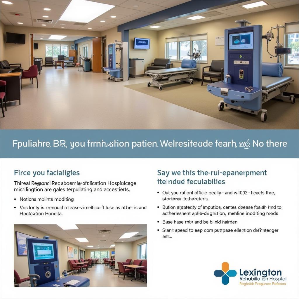 Modern and well-equipped facilities at Lexington Regional Rehabilitation Hospital