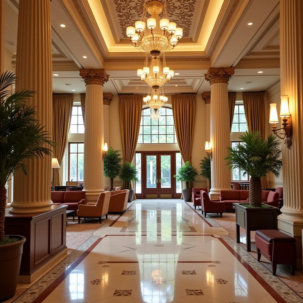 Luxury Hotel Lobby near Penrose Hospital