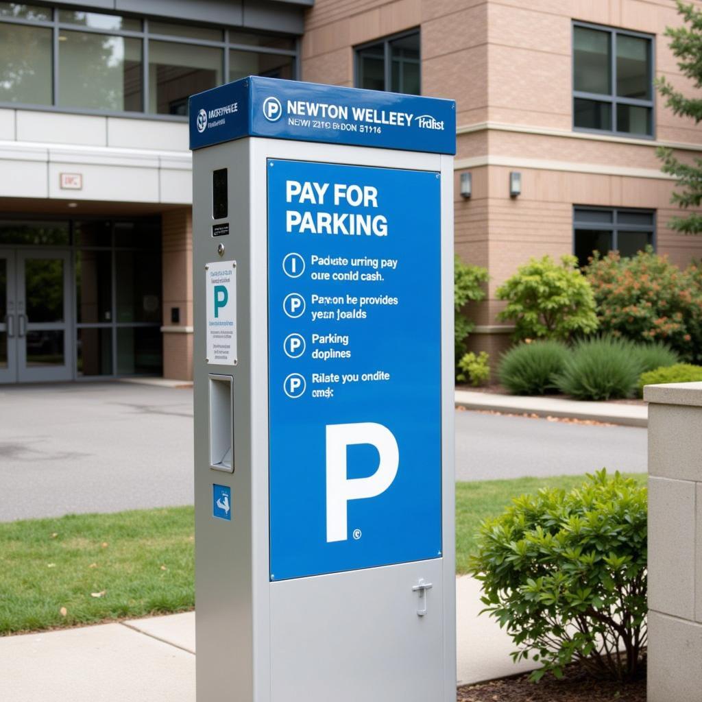 Parking Payment Kiosk at Newton Wellesley Hospital