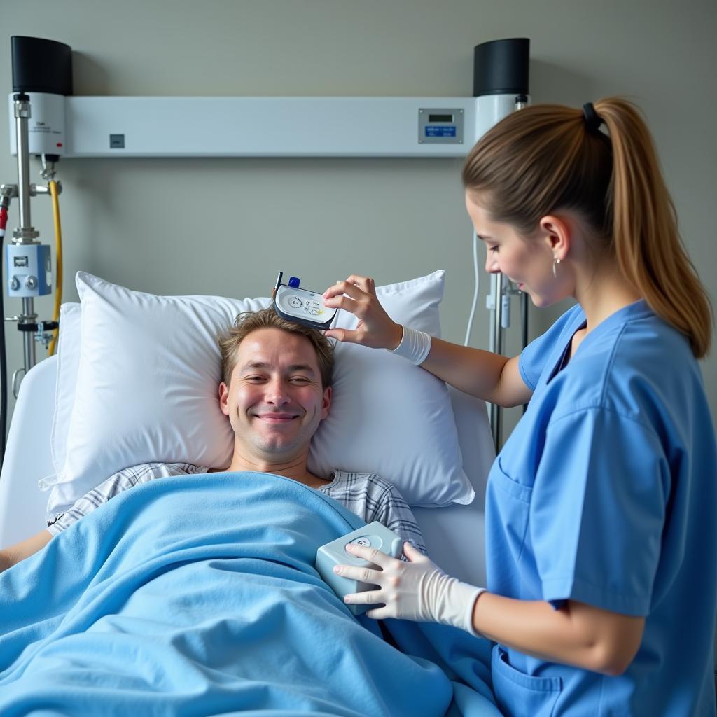 Enhanced Patient Comfort with Cooling Blanket Post-Surgery