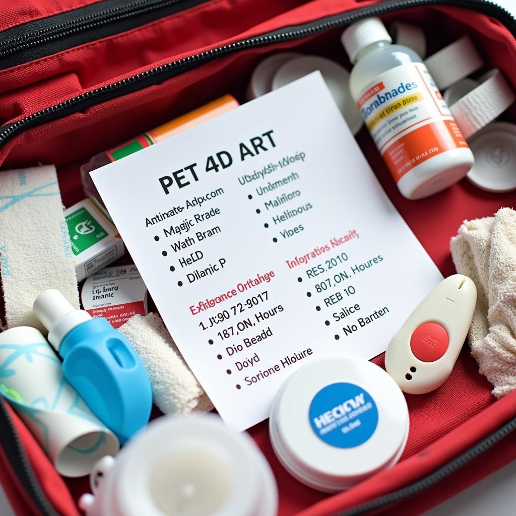 Pet First-Aid Kit for Emergencies