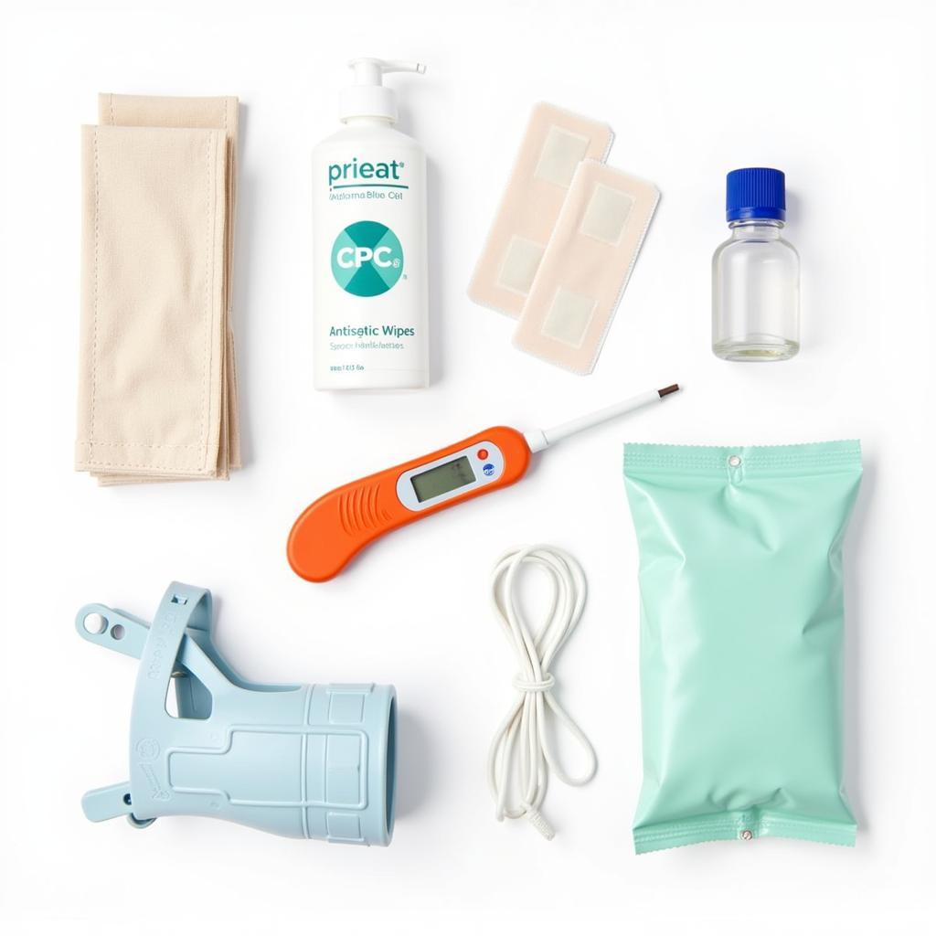 Essential items for a pet first-aid kit