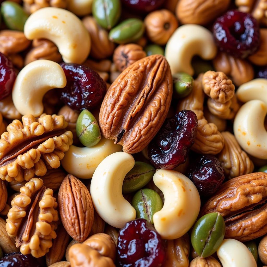 Nuts and trail mix: convenient and energy-boosting postpartum snacks