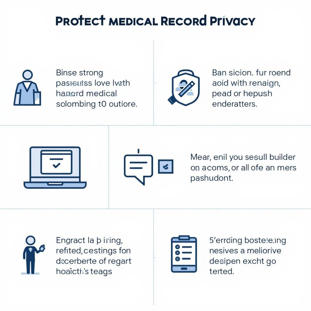 Ensuring medical record security through strong passwords and responsible information sharing