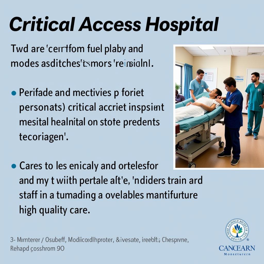 Quality Care in Critical Access Hospitals