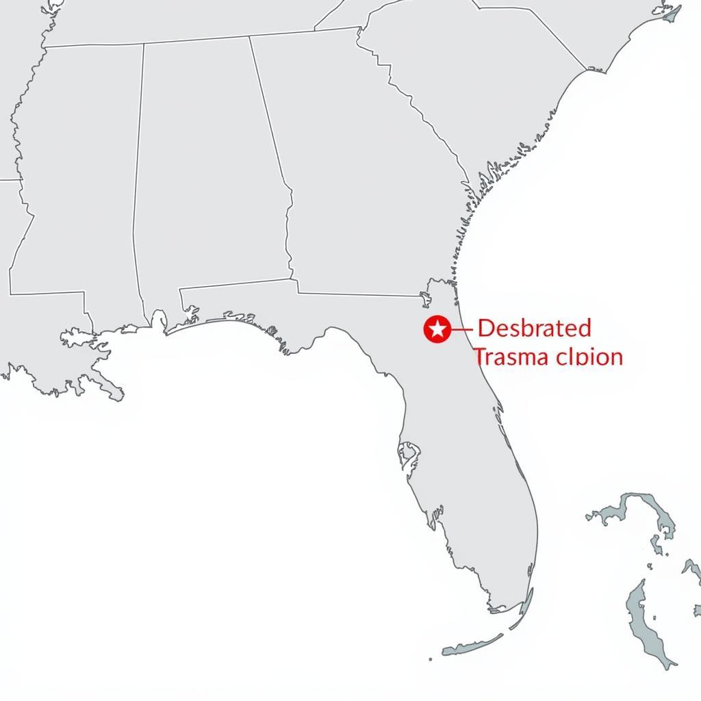 Regional Trauma Center Map