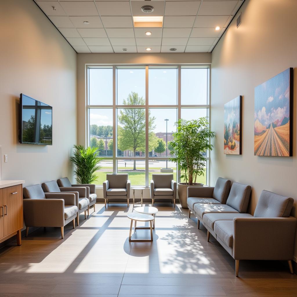 Comfortable Waiting Area at Riverside Hospital