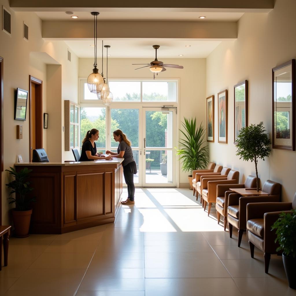 Welcoming Reception Area of San Jose Hospital