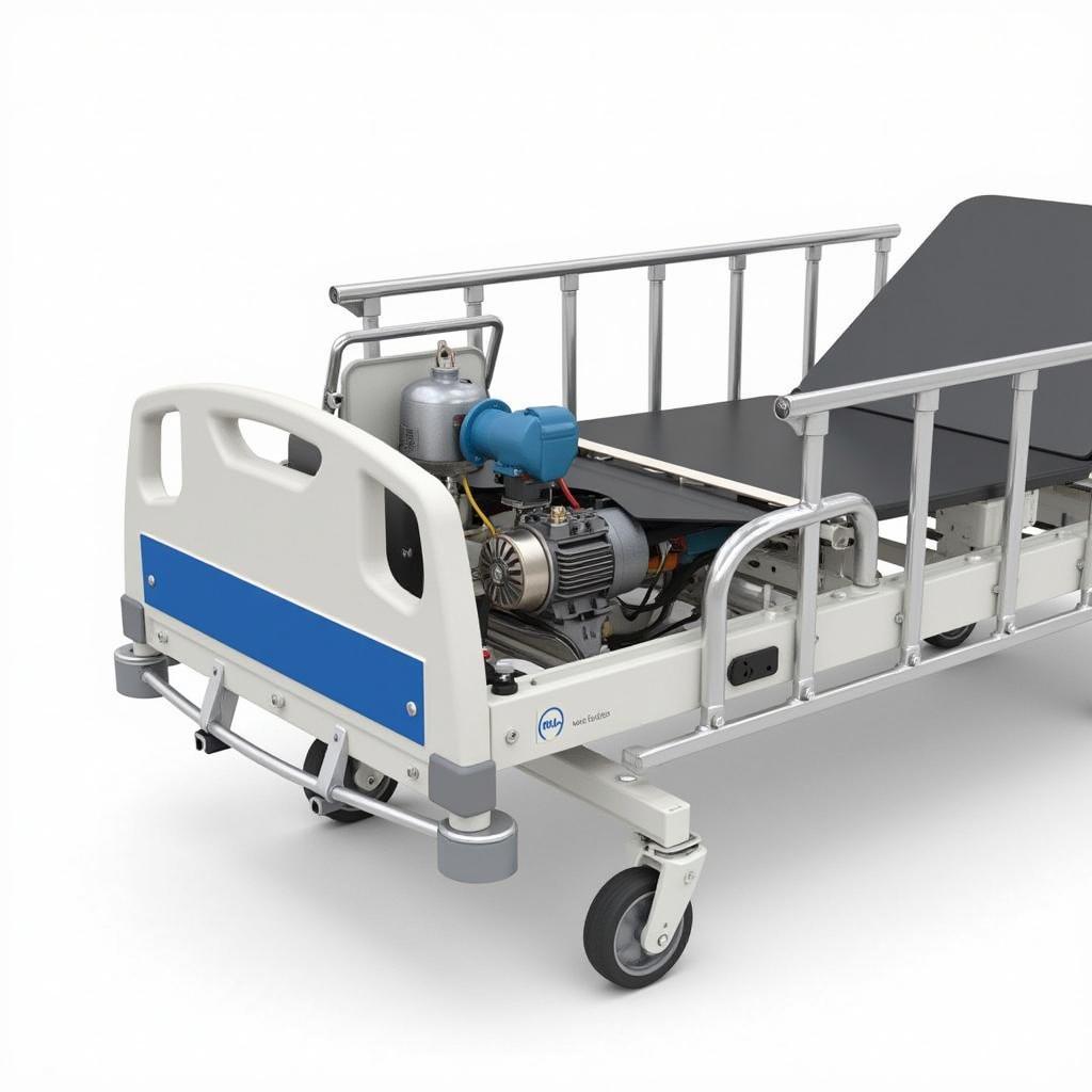 Semi-Electric Hospital Bed Drive Mechanism