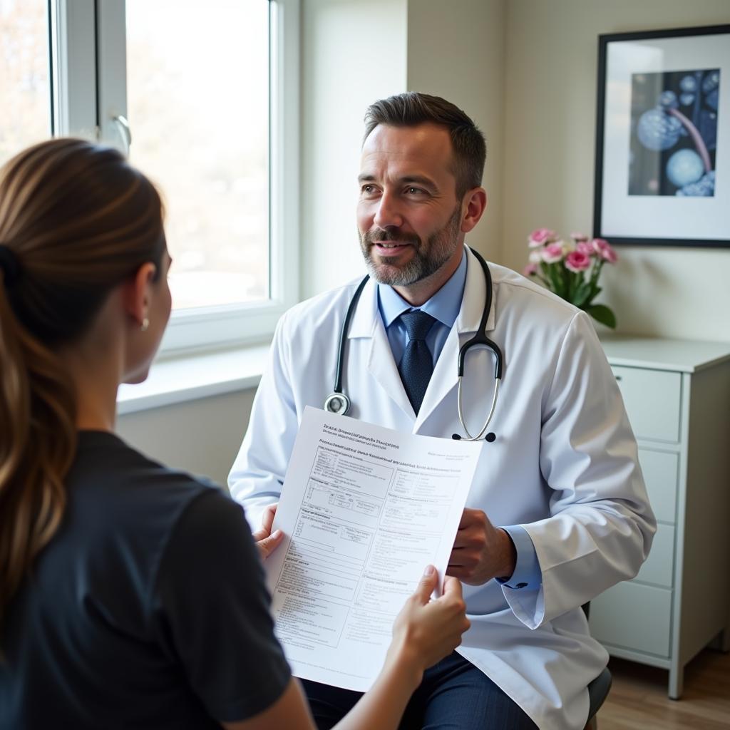 Specialist Doctor Consulting with a Patient