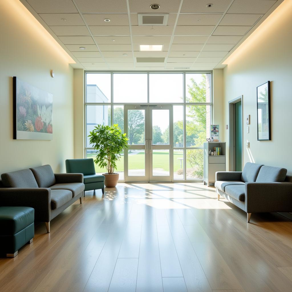 Timmins District Hospital Interior Waiting Area