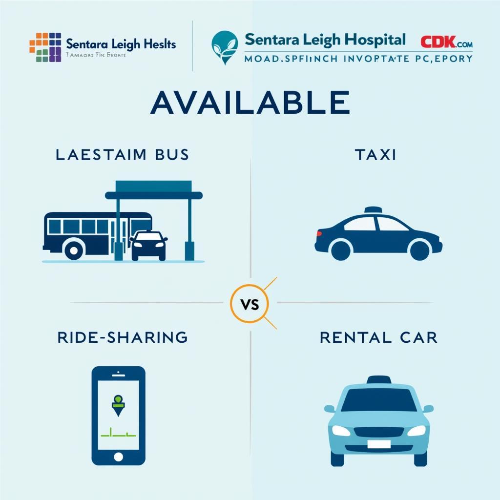 Transportation options near Sentara Leigh Hospital