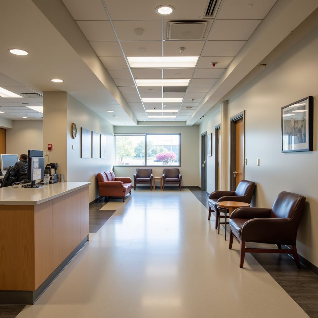 Comfortable Waiting Area at Westerly Hospital Lab