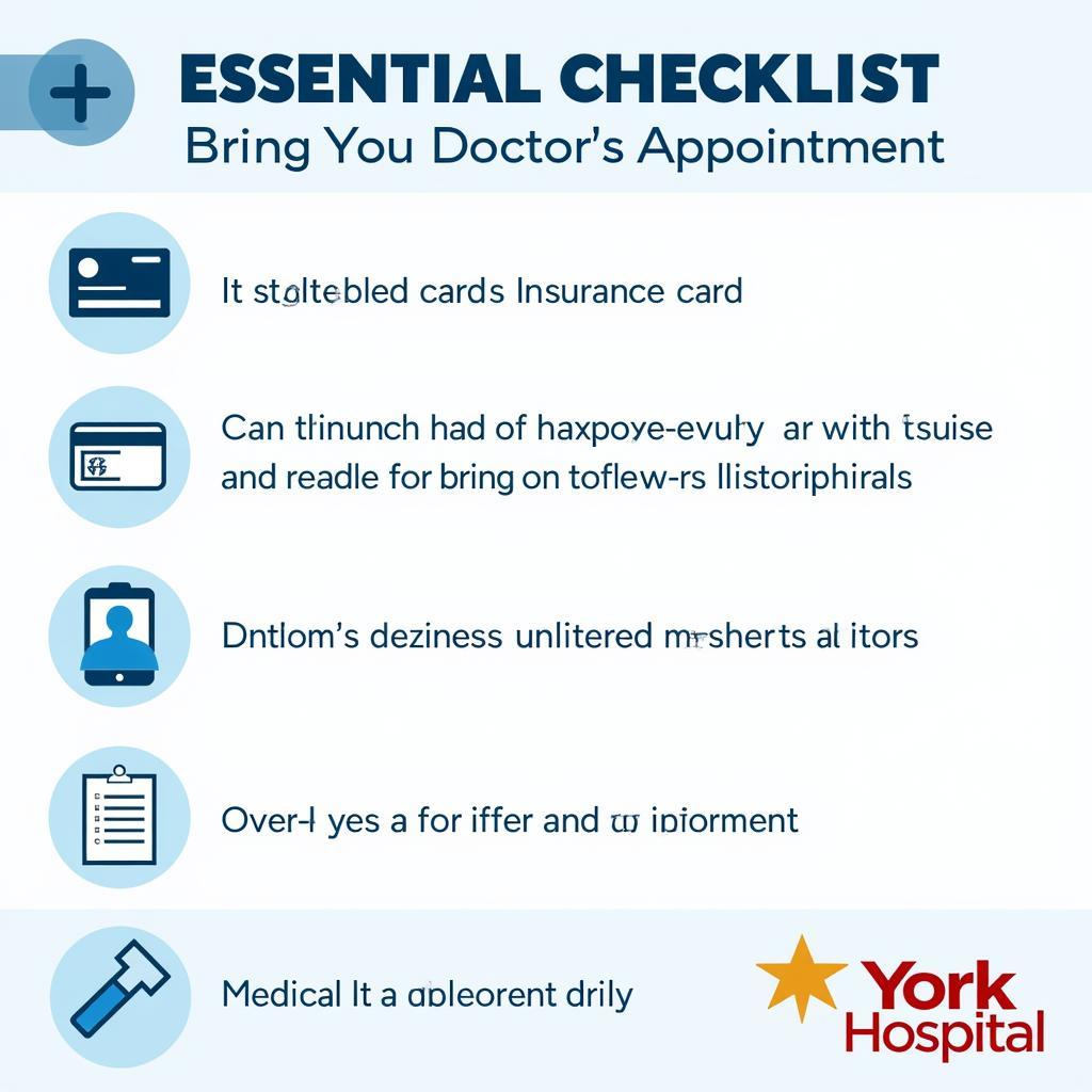 York Hospital Berwick Patient Checklist