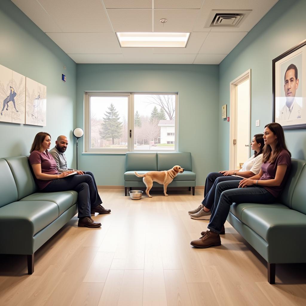 Comfortable Waiting Area at the Animal Hospital