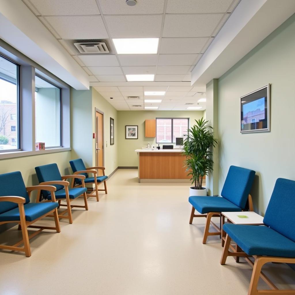 Comfortable Waiting Area in Coney Island Hospital's Emergency Department