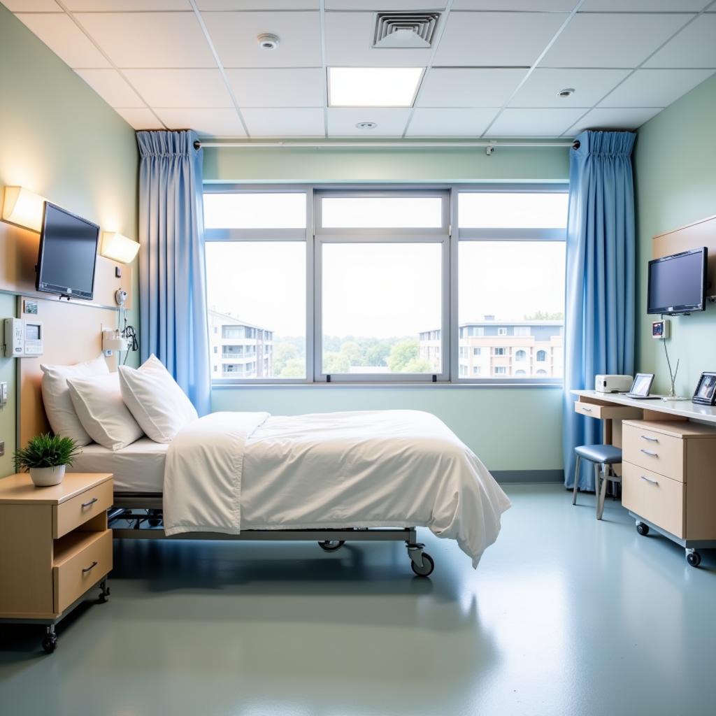 Comfortable Patient Room at Coppell TX Hospital