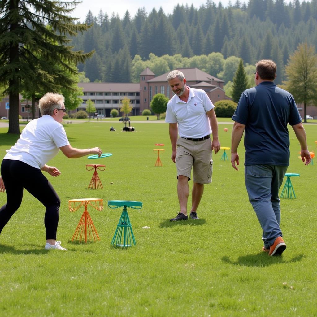 Disc Golf Therapy at Oregon State Hospital