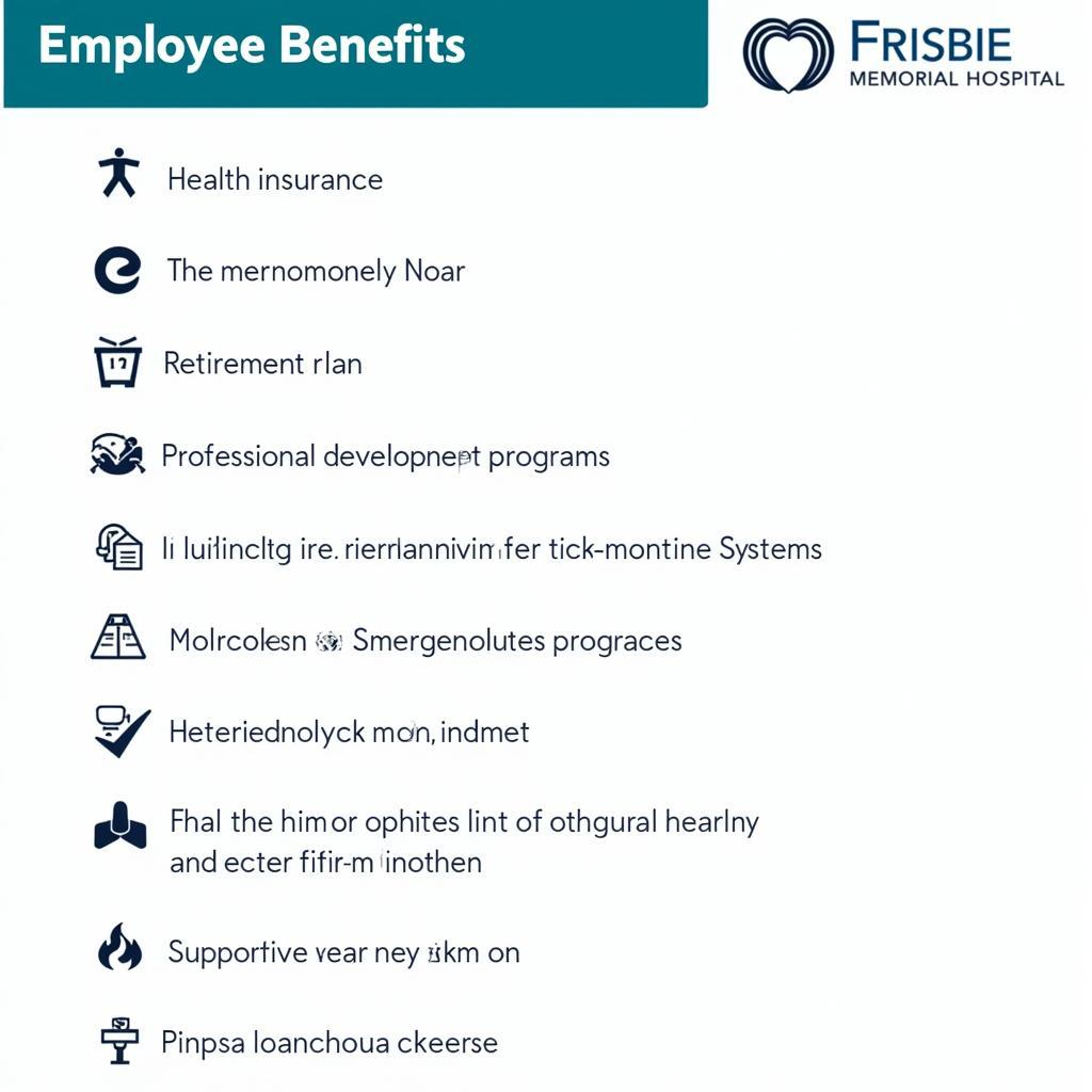 Comprehensive benefits and growth opportunities at Frisbie Memorial Hospital.