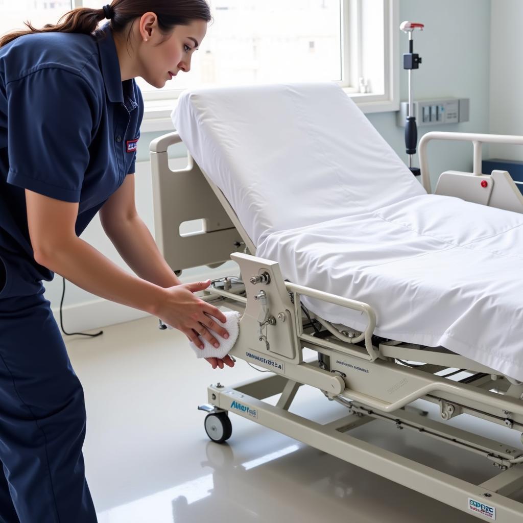 Maintaining a Hi-Low Hospital Bed