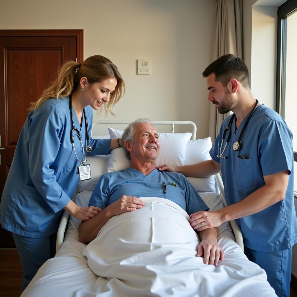 Medical Team at Home Hospital Santiago