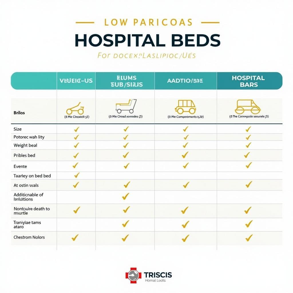 Comparing Hospital Bed Features