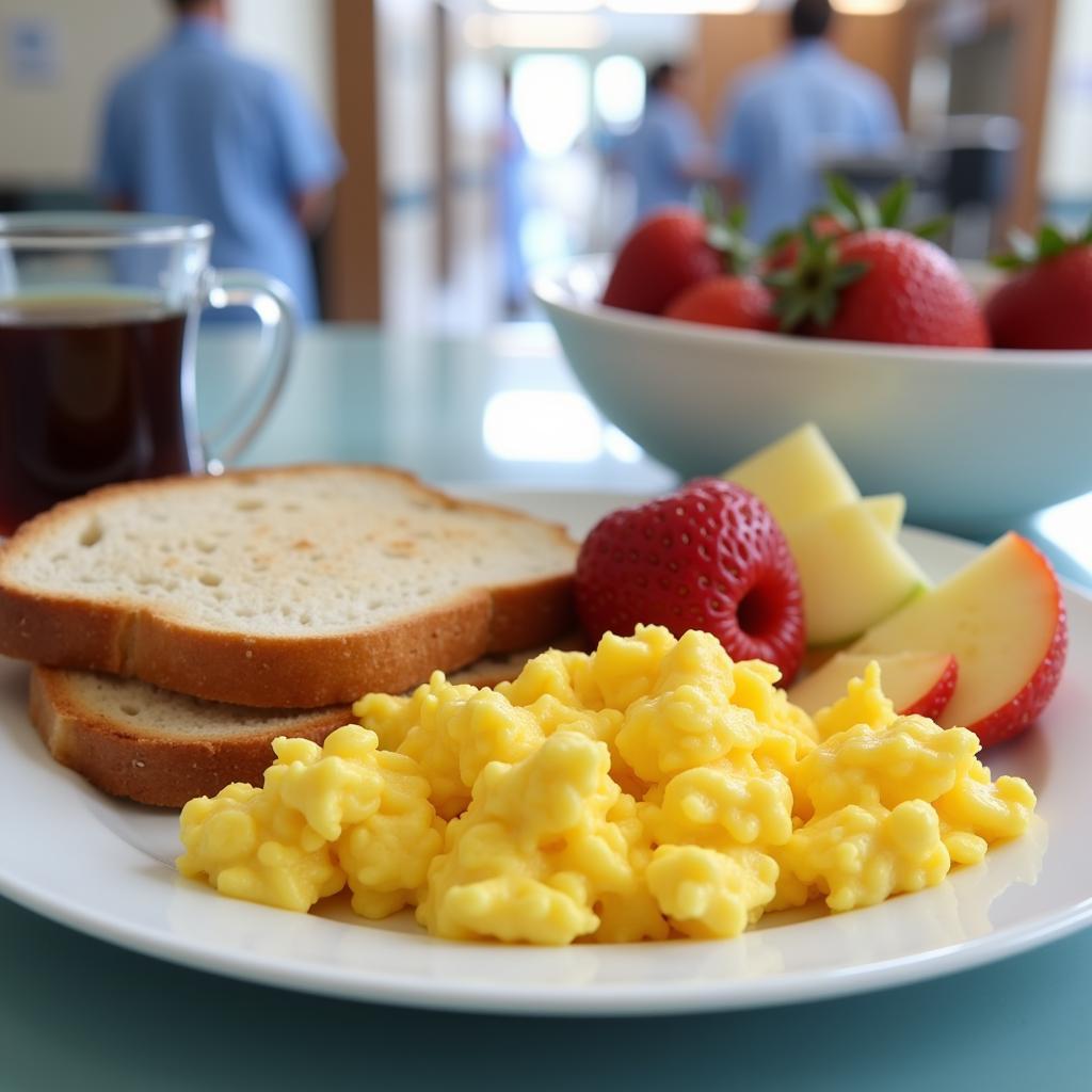 Gluten-Free Breakfast Options in a Hospital Setting