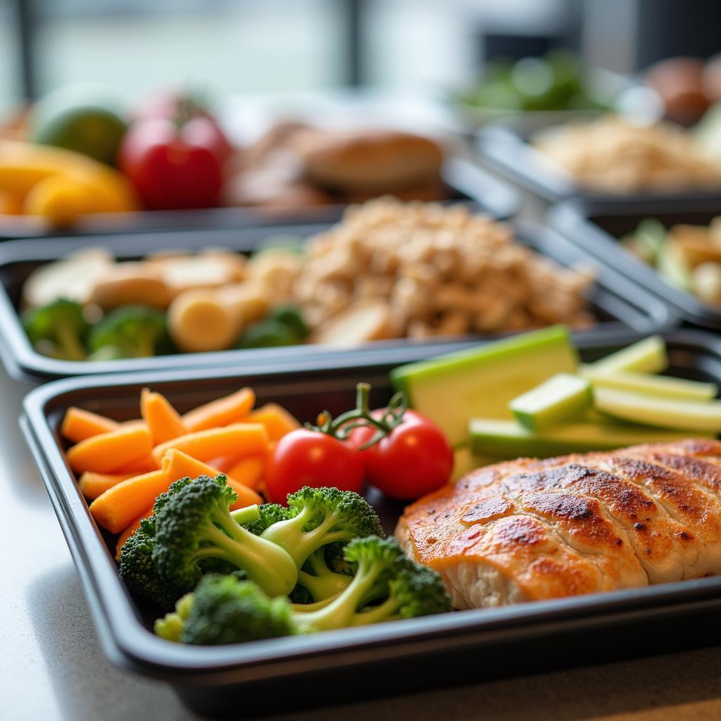 Hospital Cafeteria Meal