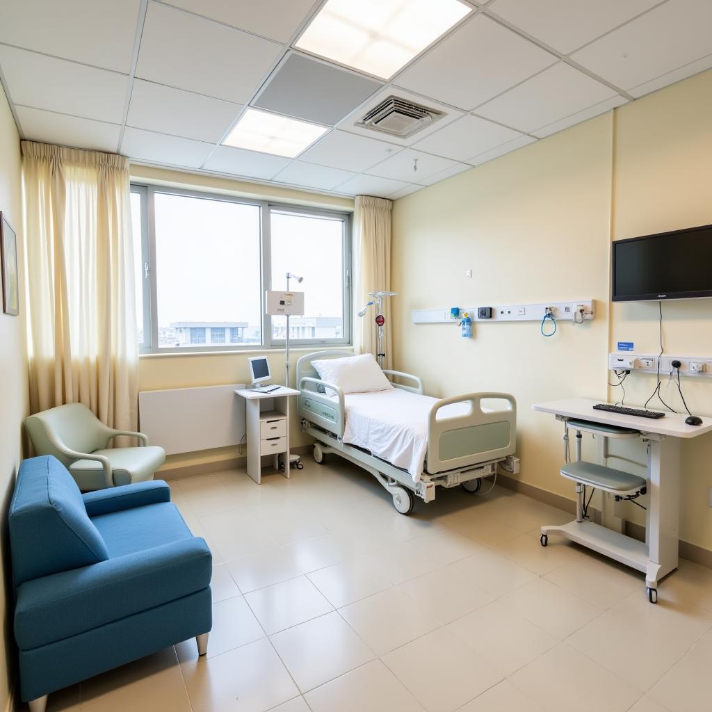 Hospital Jimenez Diaz Patient Room