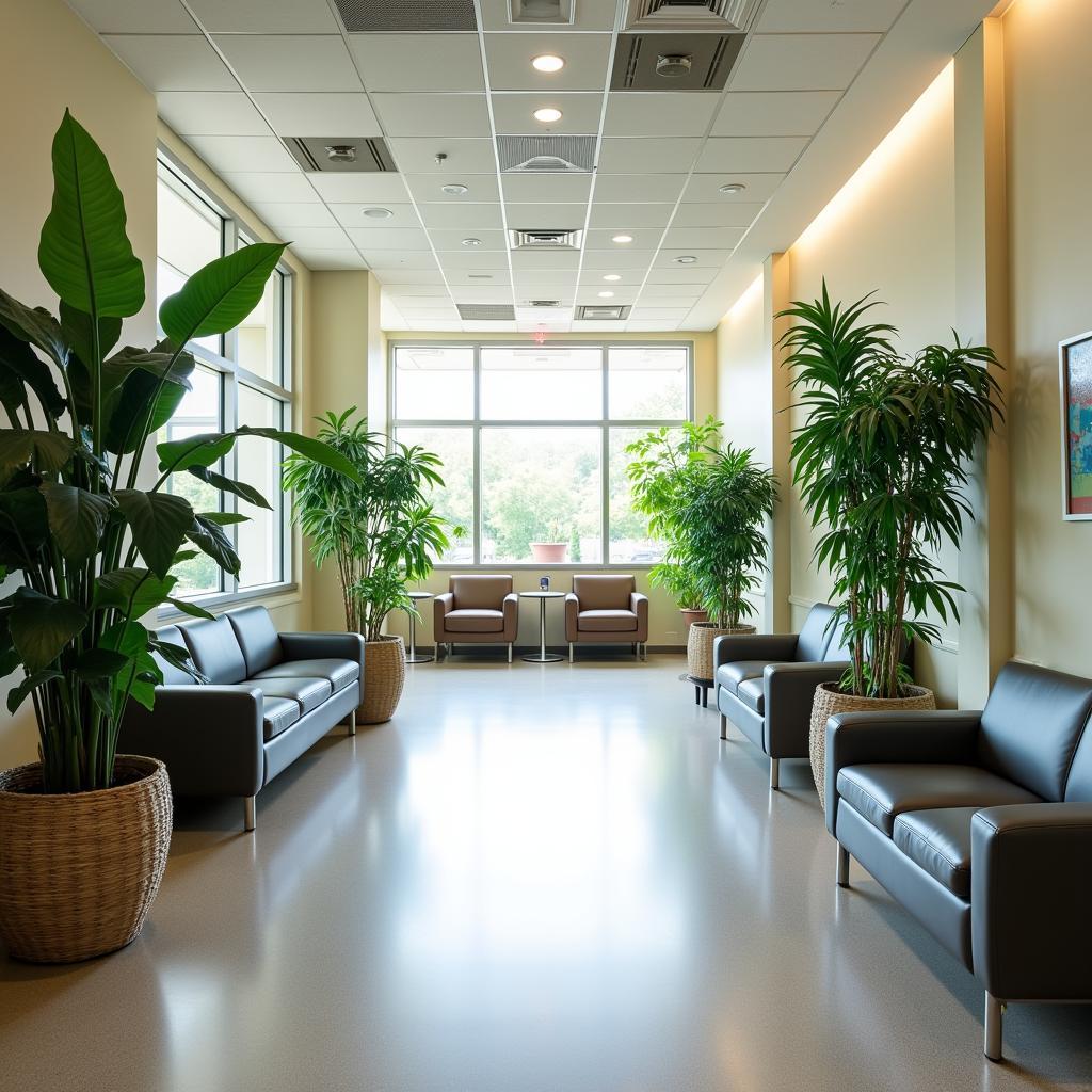 Hospital Plants in Waiting Area