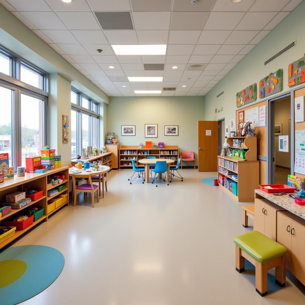 Hospital Playroom with a Variety of Toys and Games