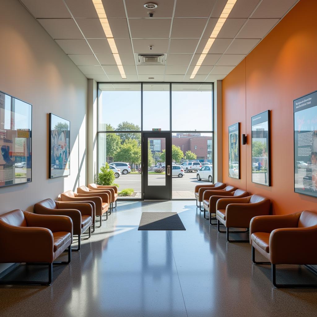 Jackson Memorial Hospital West Wing Interior Waiting Area