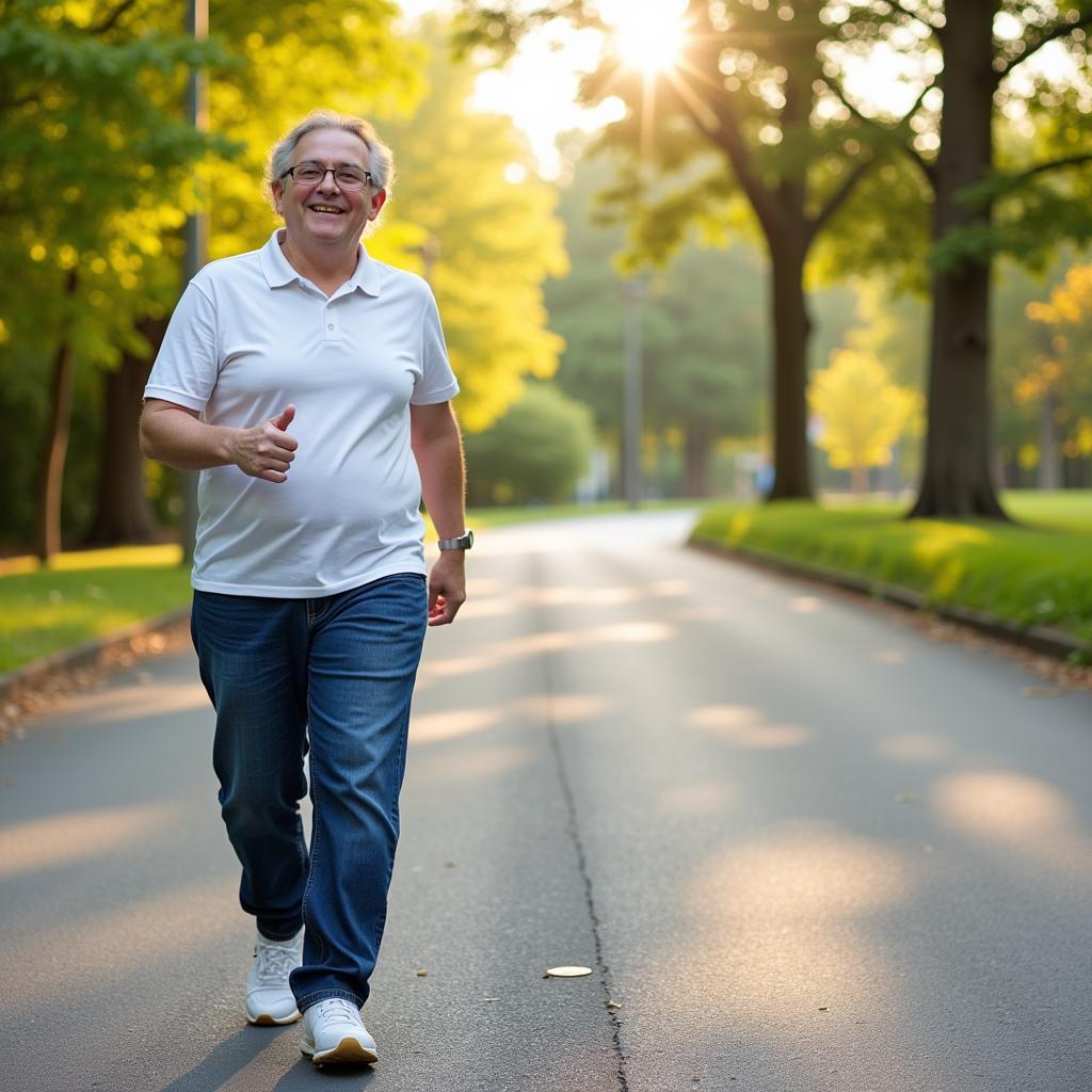 Patient Enjoying Healthy Lifestyle After Bariatric Surgery