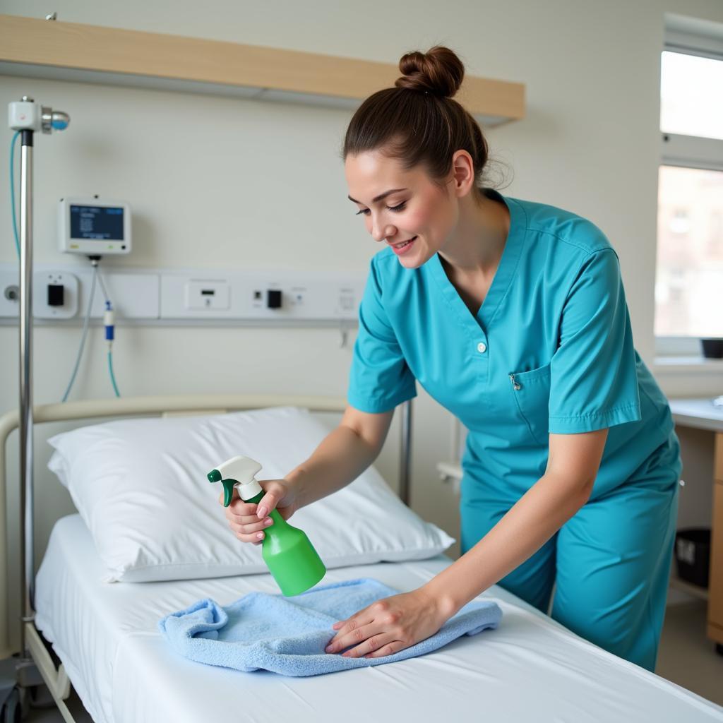 Maintaining a Hospital Bedside Rolling Table