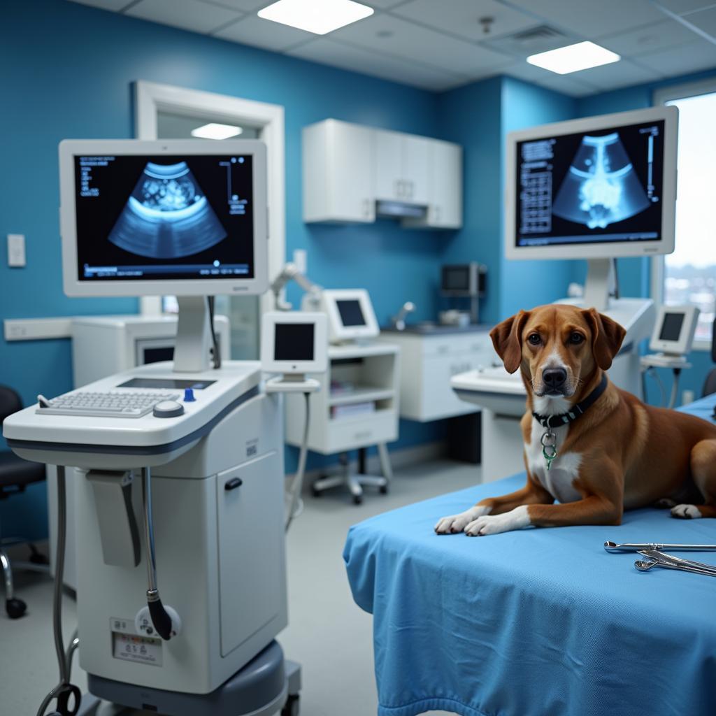 State-of-the-art veterinary equipment for diagnostics and treatment