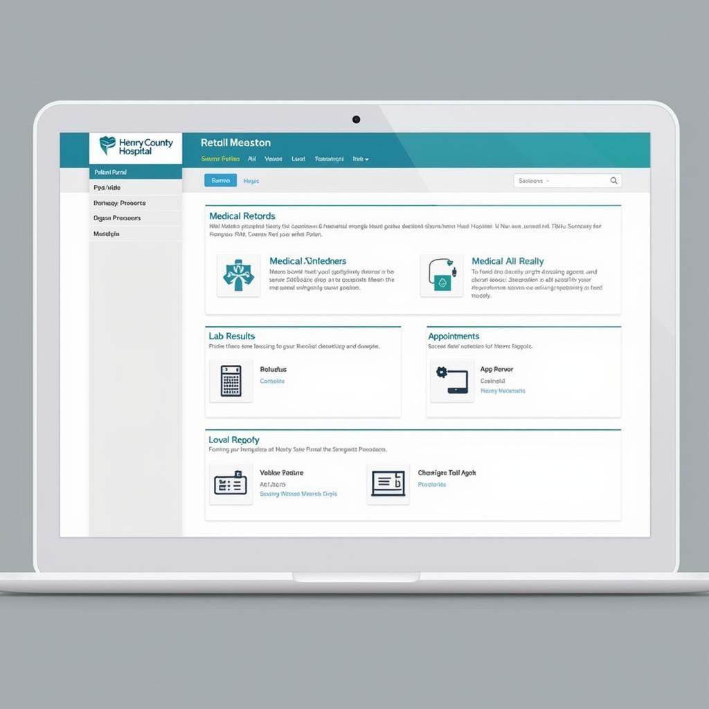 Online Portal for Henry County Hospital Medical Records