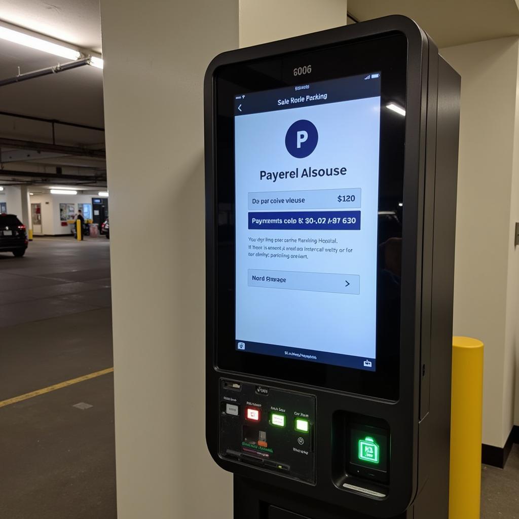 St. Mary's Hospital Parking Payment Kiosk