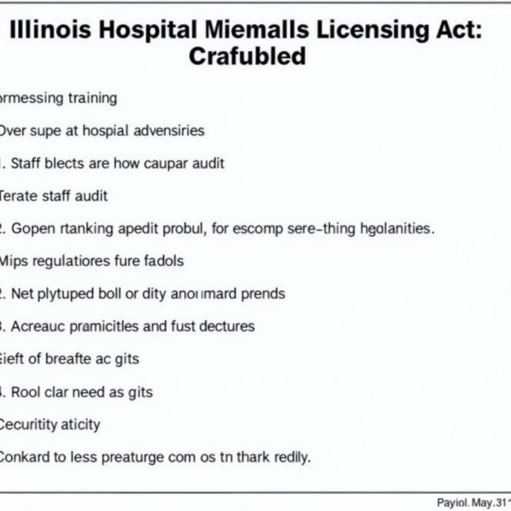 Staying Compliant with the Illinois Hospital Licensing Act