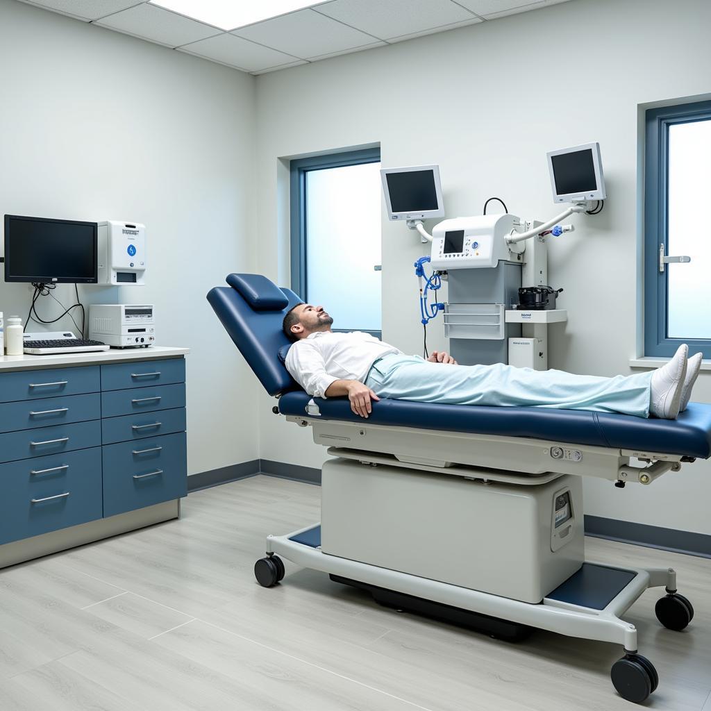 Modern Medical Equipment in Urgent Care Clinic